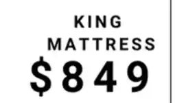 The Sleep Factory STAR 10 FOAM KING MATTRESS IN A BOX offer