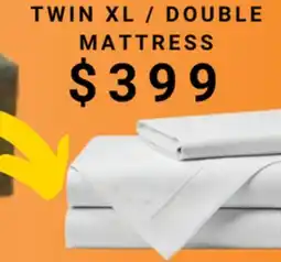 The Sleep Factory BAMBOO 8 POCKET COIL TWIN XL / DOUBLE MATTRESS IN A BOX offer