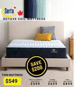 The Sleep Factory OCTAVE COIL TWIN MATTRESS offer