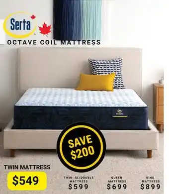 The Sleep Factory OCTAVE COIL TWIN MATTRESS offer