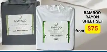 The Sleep Factory BAMBOO RAYON SHEET SET offer