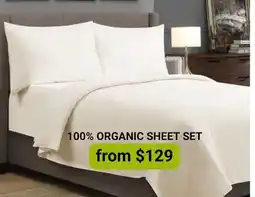 The Sleep Factory 100% ORGANIC SHEET SET offer