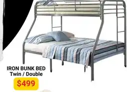The Sleep Factory IRON BUNK BED Twin / Double offer
