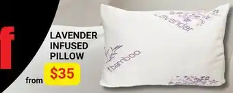 The Sleep Factory LAVENDER INFUSED PILLOW offer