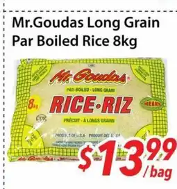 Bestco Food Mart Mr.Goudas Long Grain Par Boiled Rice offer