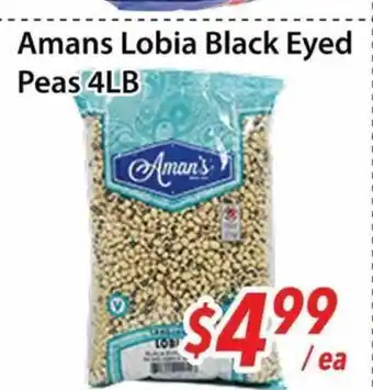 Bestco Food Mart Amans Lobia Black Eyed Peas offer