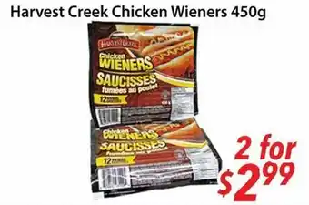 Bestco Food Mart Harvest Creek Chicken Wieners offer
