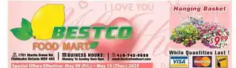 Bestco Food Mart Hanging Basket offer