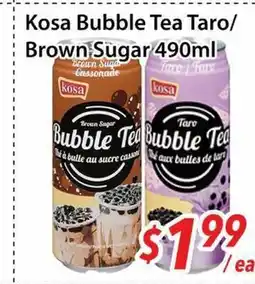 Bestco Food Mart Kosa Bubble Tea Taro / Brown Sugar offer