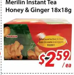 Bestco Food Mart Merilin Instant Tea Honey & Ginger offer