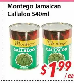 Bestco Food Mart Montego Jamaican Callaloo offer