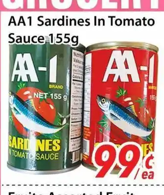 Bestco Food Mart AA1 Sardines In Tomato Sauce offer