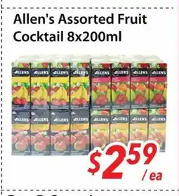 Bestco Food Mart Allen's Assorted Fruit Cocktail offer