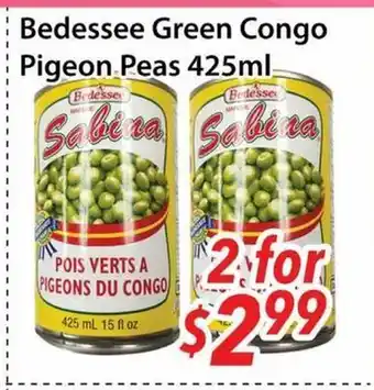 Bestco Food Mart Bedessee Green Congo Pigeon Peas offer
