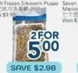 Oceans Fresh Food Market Frozen Silkwarm offer