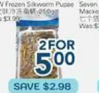 Oceans Fresh Food Market Frozen Silkwarm offer