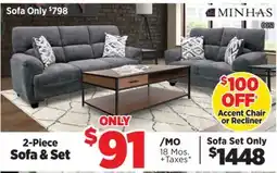Surplus Furniture Galt Granite Sofa Set offer
