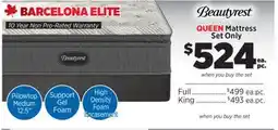 Surplus Furniture Barcelona Elite Queen Mattress Set offer