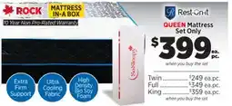 Surplus Furniture Rock Queen Mattress Set offer
