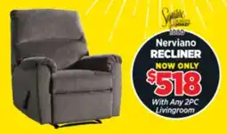 Surplus Furniture Nerviano Grey Rocker Recliner offer