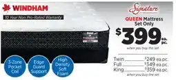 Surplus Furniture Windham Pocket Coil Queen Mattress Set offer