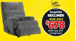 Surplus Furniture Graphite RECLINER offer
