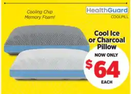 Surplus Furniture Cool Ice or Charcoal Queen Pillow offer