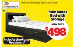 Surplus Furniture Canyon Maple Twin Mates Bed offer