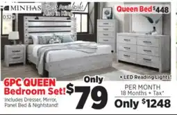 Surplus Furniture Derby White 6-Piece Queen Bedroom Set offer