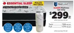 Surplus Furniture Essential Sleep Queen Mattress Set offer
