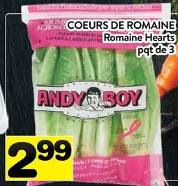 Supermarché PA COEURS DE ROMAINE | Romaine Hearts offer