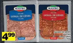 Supermarché PA SALAMI DE GÊNES MASTRO | Genoa Salami offer
