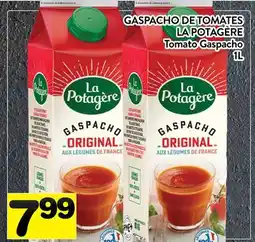 Supermarché PA GASPACHO DE TOMATES LA POTAGÈRE | Tomato Gaspacho offer