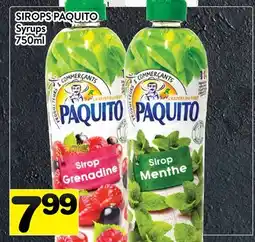 Supermarché PA SIROPS PAQUITO | SYRUPS offer