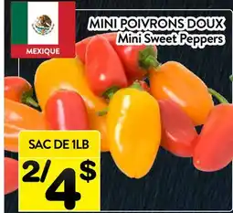 Supermarché PA MINI POIVRONS DOUX Mini | Sweet Peppers offer