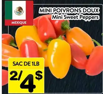 Supermarché PA MINI POIVRONS DOUX Mini | Sweet Peppers offer