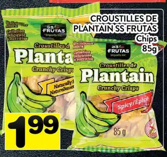 Supermarché PA CROUSTILLES DE PLANTAIN SS FRUTAS | Chips offer