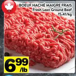 Supermarché PA BOEUF HACHÉ MAIGRE FRAIS | Fresh Lean Ground Beef offer