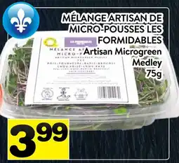 Supermarché PA MÉLANGE ARTISAN DE MICRO-POUSSES LES FORMIDABLES | Artisan Microgreen Medley offer