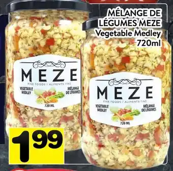 Supermarché PA MÉLANGE DE LÉGUMES MEZE | VEGETABLE MEDLEY offer