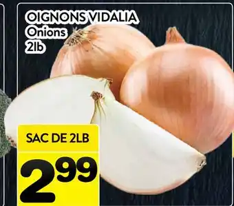 Supermarché PA OIGNONS VIDALIA | Onions offer
