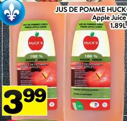 Supermarché PA JUS DE POMME HUCK | Apple Juice offer