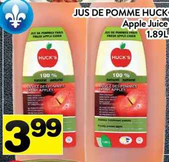 Supermarché PA JUS DE POMME HUCK | Apple Juice offer