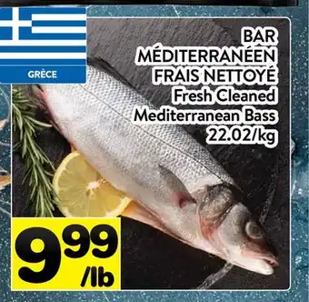 Supermarché PA BAR MÉDITERRANÉEN FRAIS NETTOYÉ | Fresh Cleaned Mediterranean Bass offer