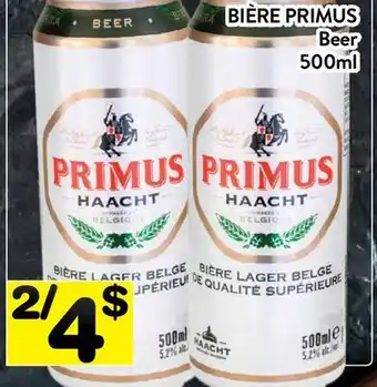 Supermarché PA BIÈRE PRIMUS | Beer offer