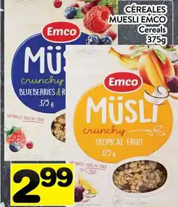 Supermarché PA CÉREALES MUESLI EMCO | Cereals offer