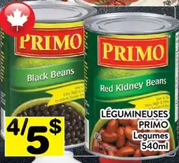 Supermarché PA LÉGUMINEUSES PRIMO | PRIMO LEGUMES offer