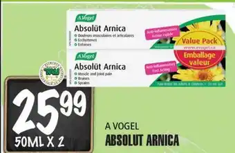 Marches Tau A VOGEL ABSOLUT ARNICA offer
