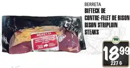 Marches Tau BERETTA BIFTECK DE CONTRE-FILET DE BISON offer