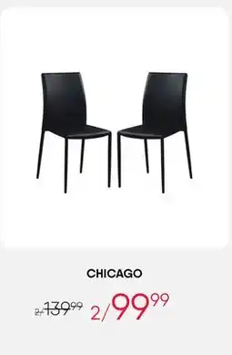 Meubles RD Chicago - CHAIRS (2 PER BOX) offer